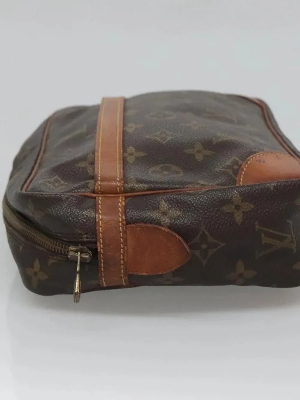 LOUIS VUITTON Monogram Compiegne 28 Clutch Bag M51845 LV Auth